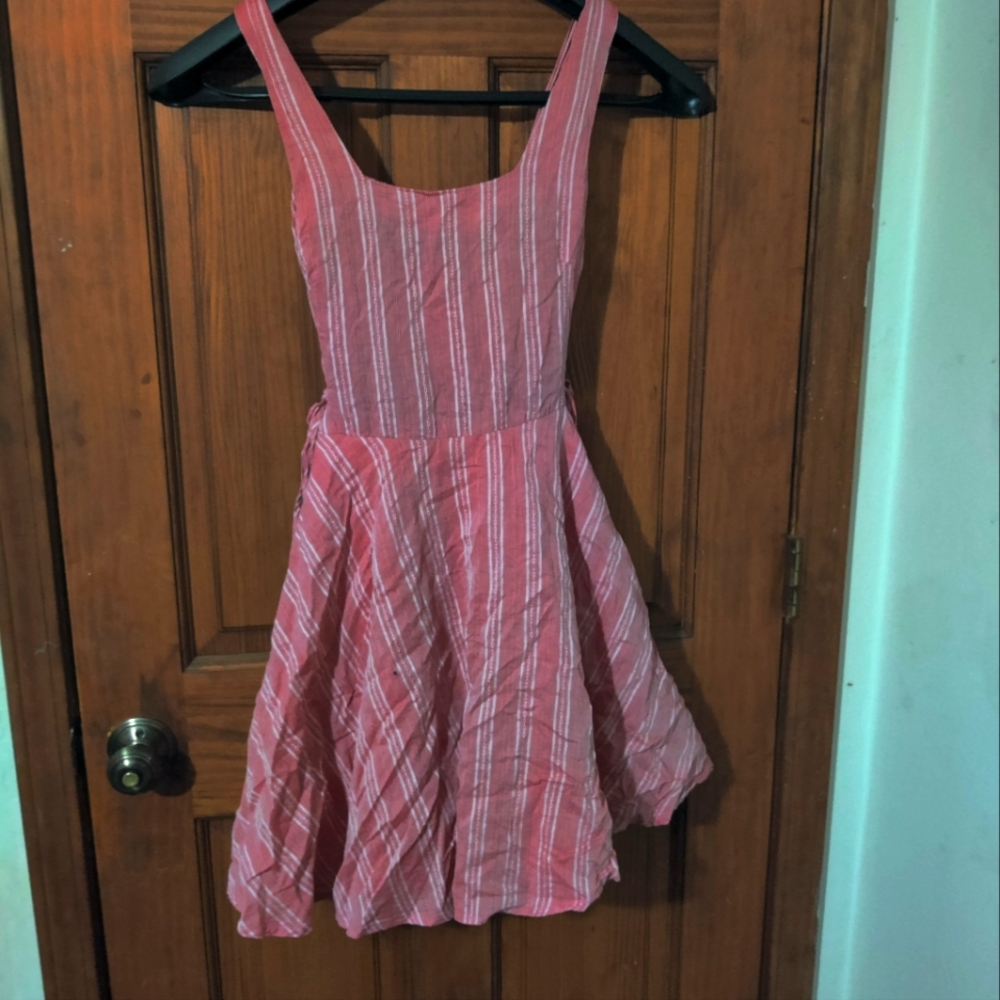 Women's Charlotte Russe maxi dress pink and white